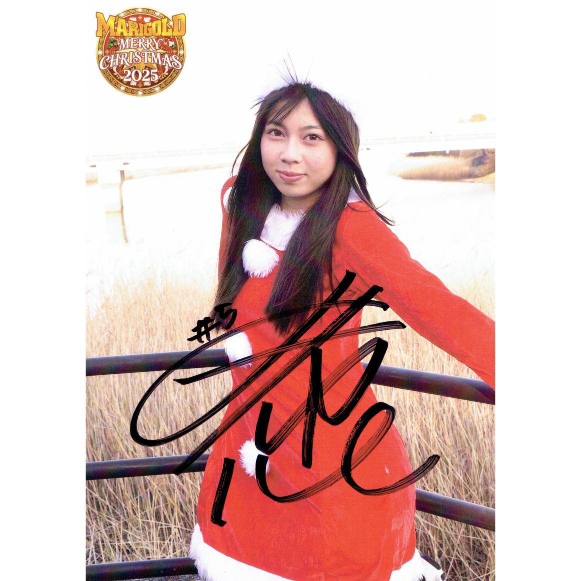 心希 #5 マリーゴールド アクリルパネル s2 A5サイズ 直筆サイン入り