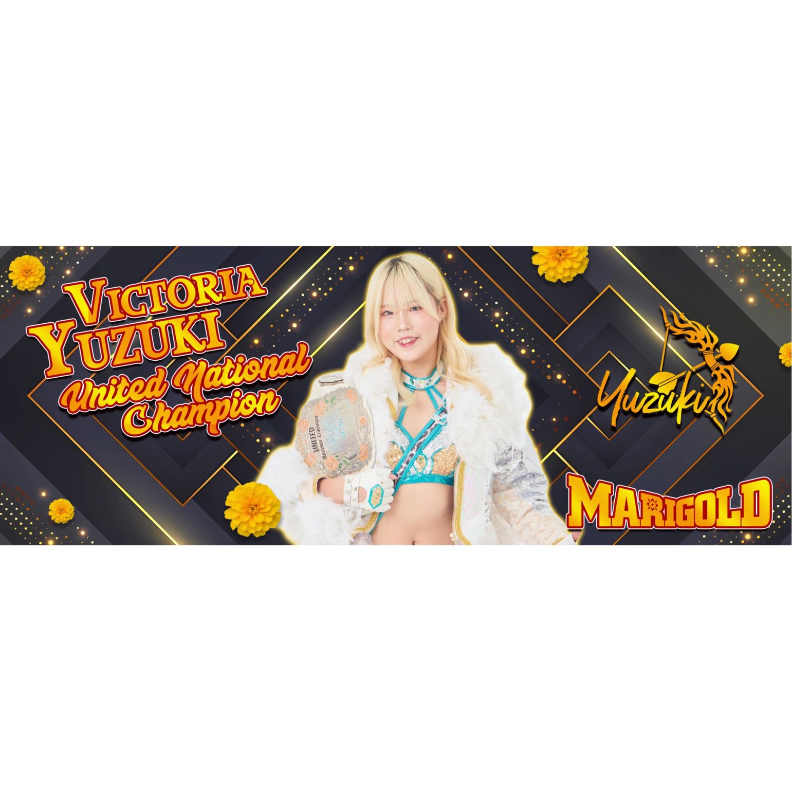 ビクトリア 弓月 #1 マリーゴールド ポートレート 直筆サイン入り