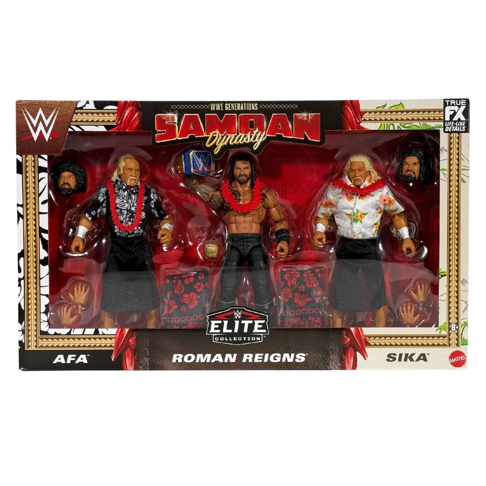 サモアン・ダイナスティ WWE フィギュア エリート 3パック | WWE