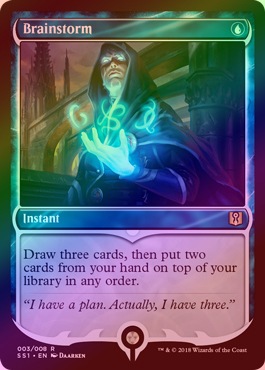FOIL】【英】渦まく知識/Brainstorm[青U]【SS1】 | モダン以下・特殊