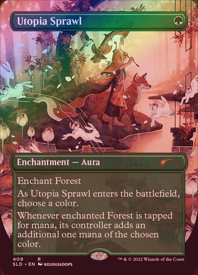 FOIL】【英】楽園の拡散/Utopia Sprawl[緑P]【SLD】 | プロモ・プレ