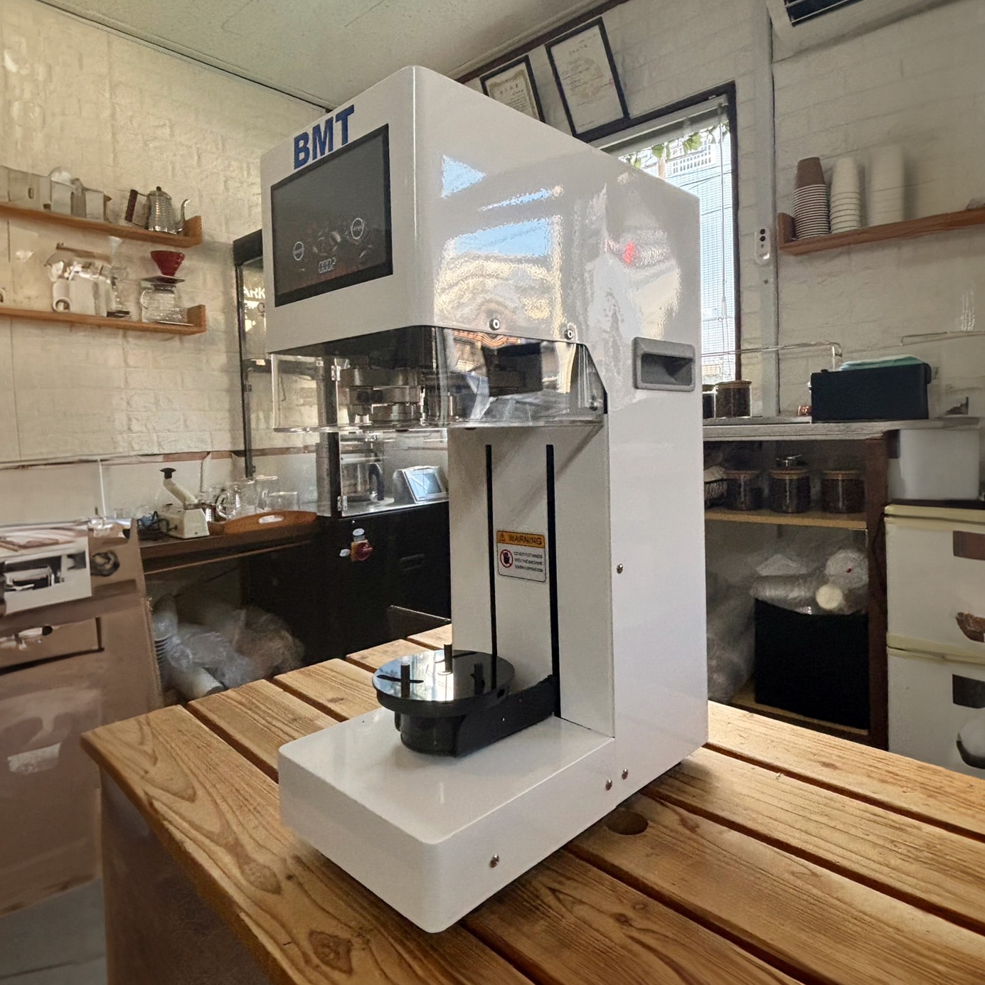 業界No1 感謝キャンペーン】缶シーリング専用マシン 自動式（白