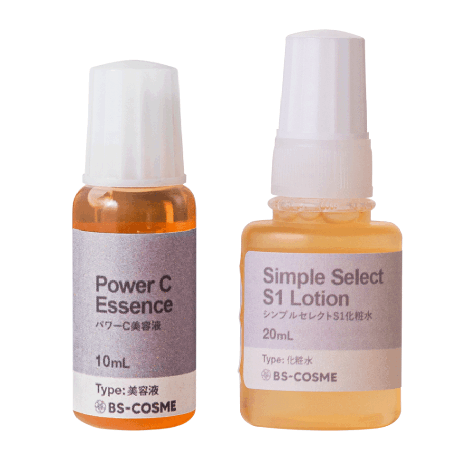 シンプルセレクトS1化粧水＆パワーC美容液2点 B セット | BSビギナー