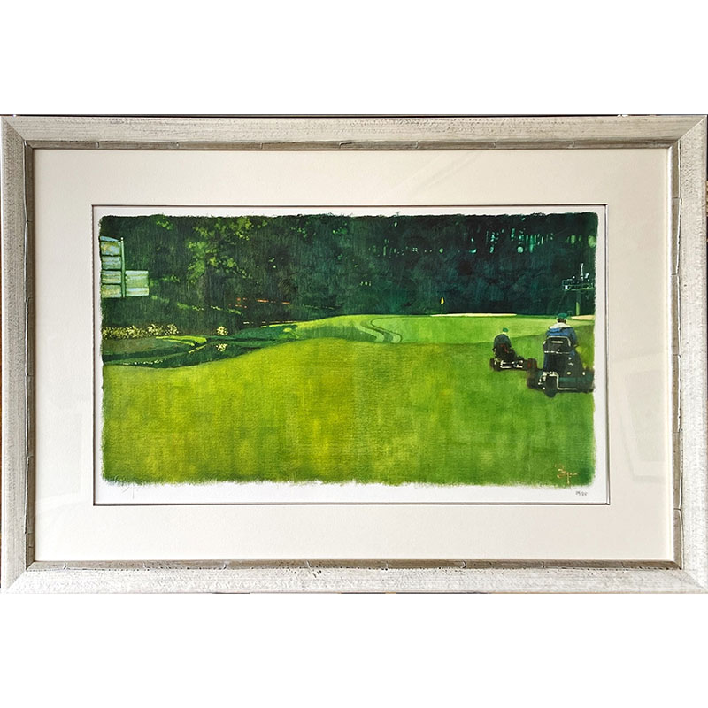 世界限定 88枚】 バーニー・フュークス ゴルフ版画 「The green crew