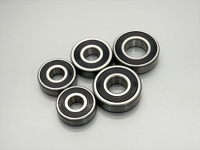 KH250/KH400 強化ホイールベアリング前後セット(5個) | KAWASAKI,KH250