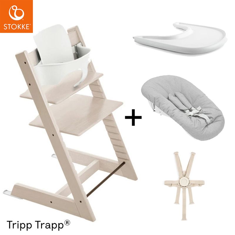 STOKKE ストッケ 【5 in1 新生児セット】 トリップトラップ + ニュー