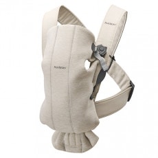 BabyBjorn ベビーキャリア MINI ウーブン / ベージュ｜ブリベビ