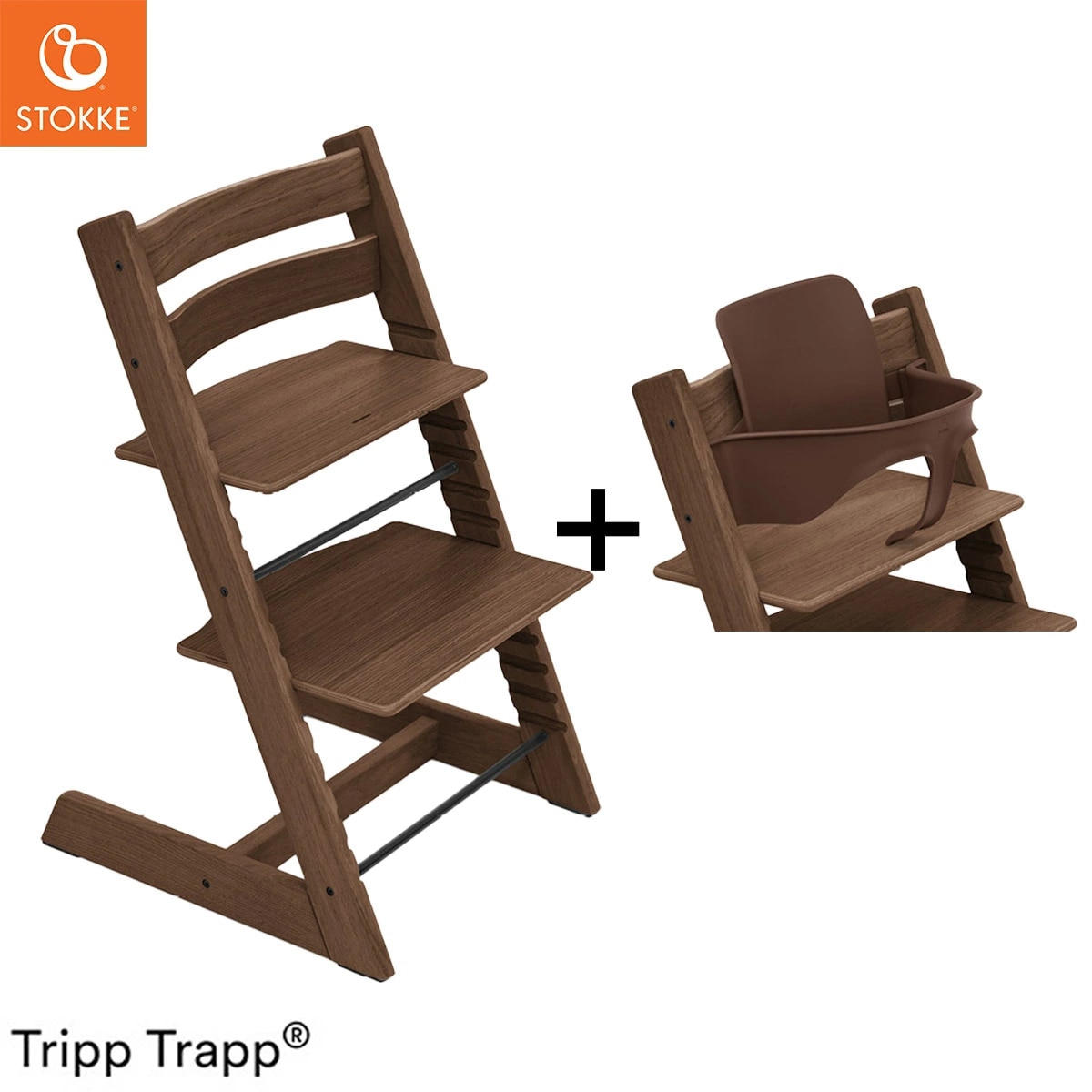 ストッケ(STOKKE)｜トリップトラップ｜チェア＆ベビーセット｜オーク