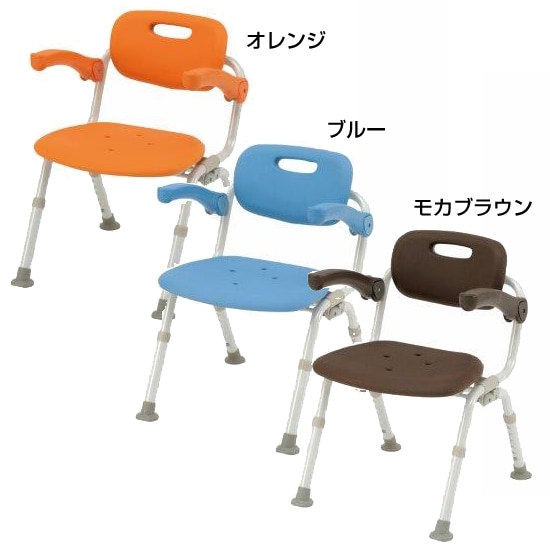 シャワーチェア〔ユクリア〕ミドルSPワンタッチおりたたみN ｜ 入浴