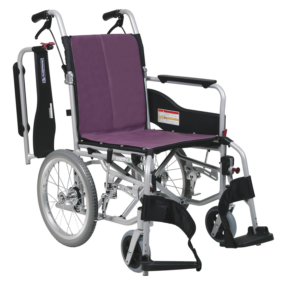 介助用車椅子 ステイヤープラス SYP16-40SB 背折れ式 ノーパンクタイヤ