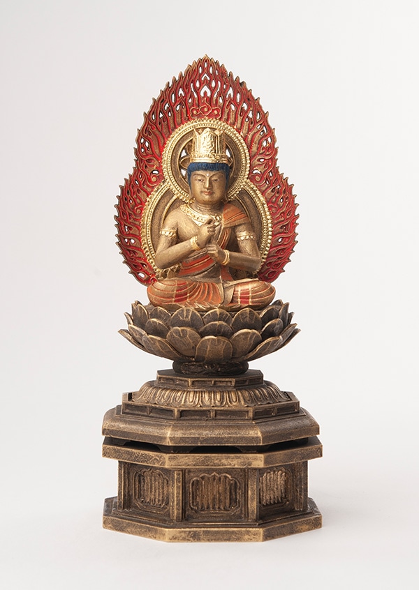 仏像】大日如来 未・申年の守護本尊 身丈2寸 古美彩色仕上げ | 干支