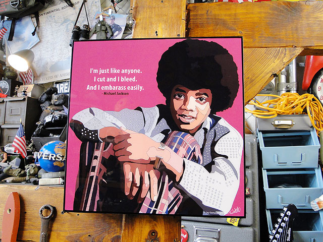 ジャクソン5 ヤング・マイケル・ジャクソン ポップアートフレーム #095