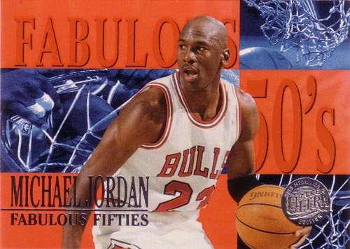 マイケル・ジョーダン NBAカード Michael Jordan 95/96 Fleer Ultra