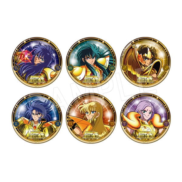 予約】聖闘士星矢 トレーディング缶バッジ Vol.1(ランダムホロ入り