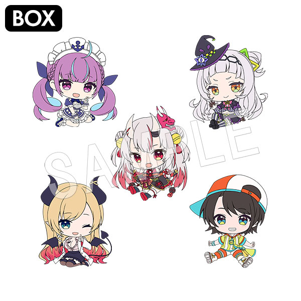 予約】ホロライブ ぺたん娘 トレーディングラバーストラップ(2期生