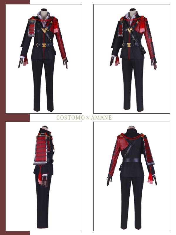 送料無料】とうらぶ風 黒×赤 装備品セット 大包平