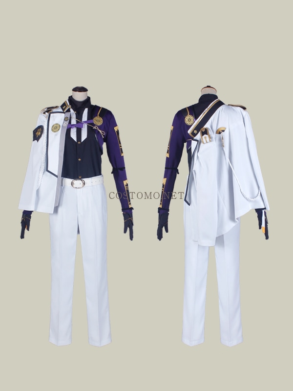 送料無料】※改訂版【2】※ とうらぶ風 白ジャケット×金×黒