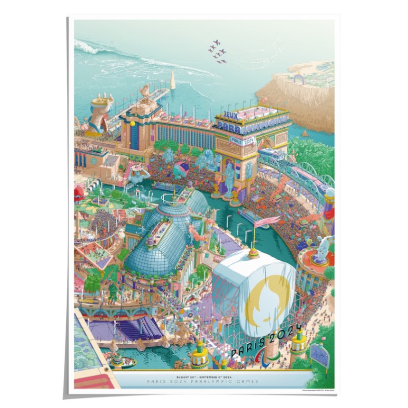 2024 年パリの公式ポスター (B) | すべての商品 | | コスメ・ド.・フランス