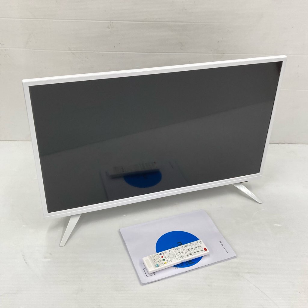 中古 高年式 アマダナ 32型液晶テレビ AT-TV322S-WH 2019年製 6ヶ月