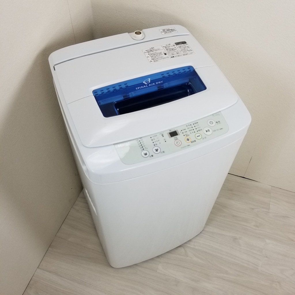 中古 洗濯機 ハイアール 4.2kg JW-K42H-W 2013年～2015年製造 送風乾燥