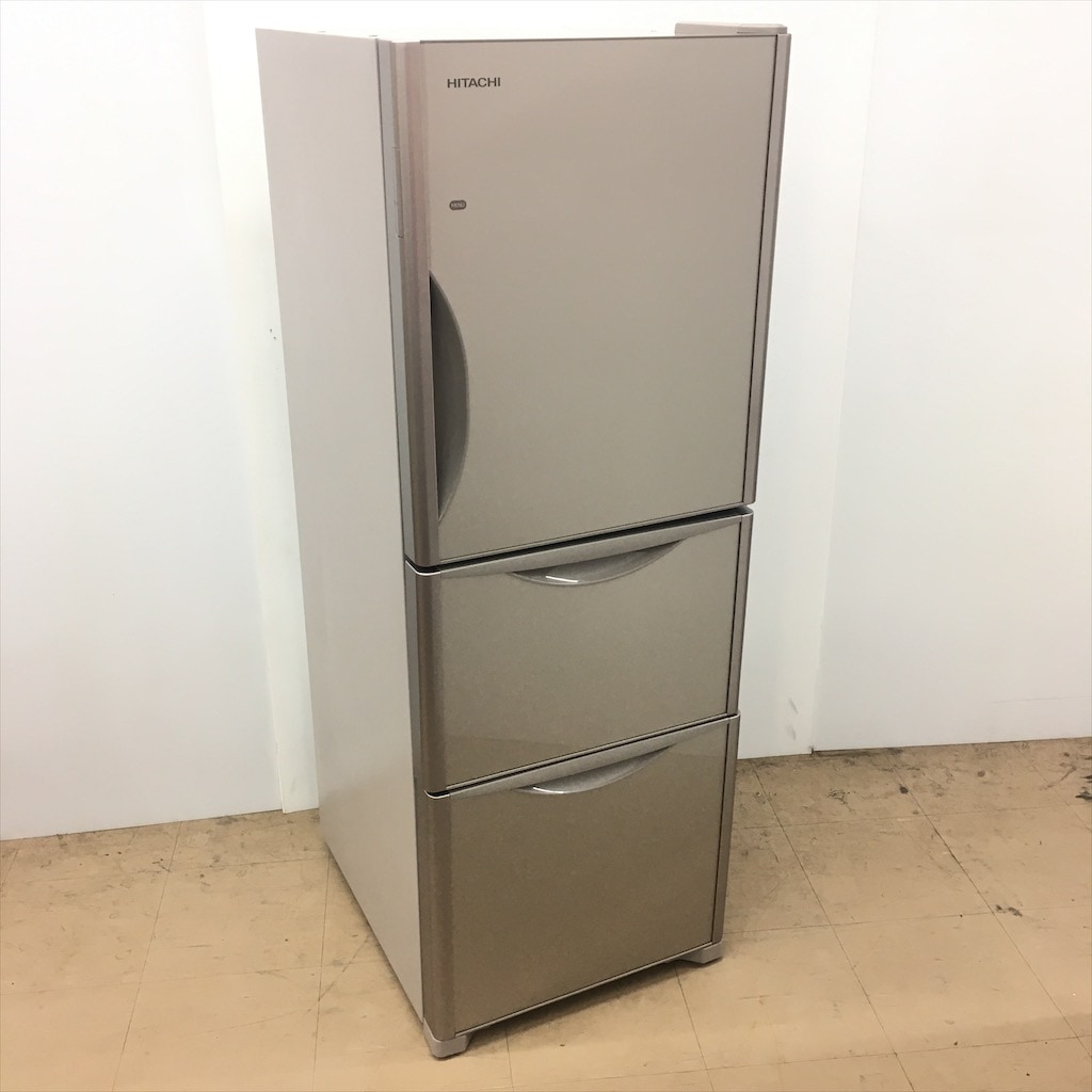 直接引き取り限定!!HITACHI 日立 265L 冷凍冷蔵庫 R-27GV 動作品◇2017