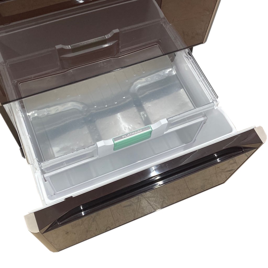 AT5 HITACHI ノンフロン冷凍冷蔵庫 R-G4800F XT ブラウン AT5 HITACHI