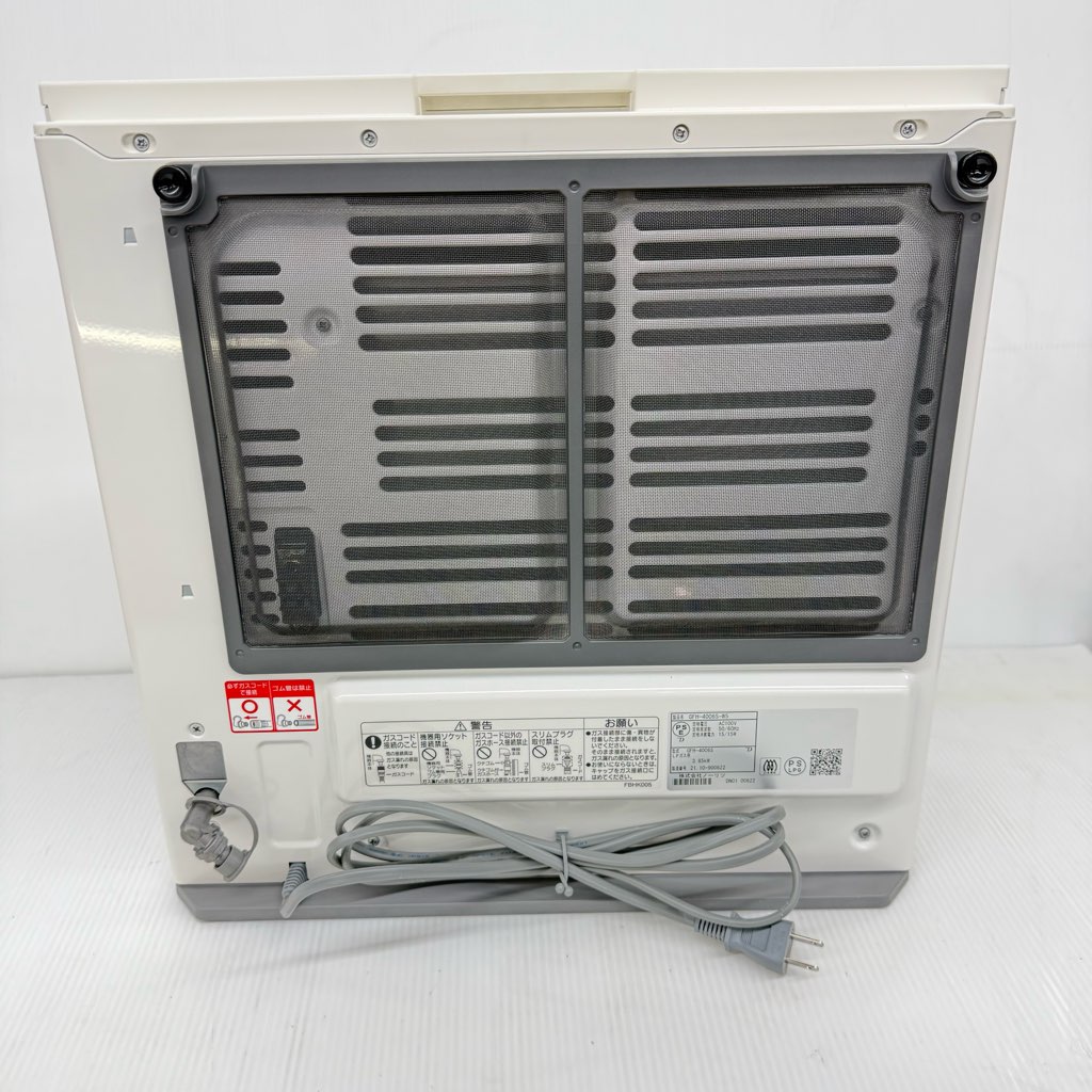 中古美品 ノーリツ プロパンガス用 ガスファンヒーター GFH-4006S-W5