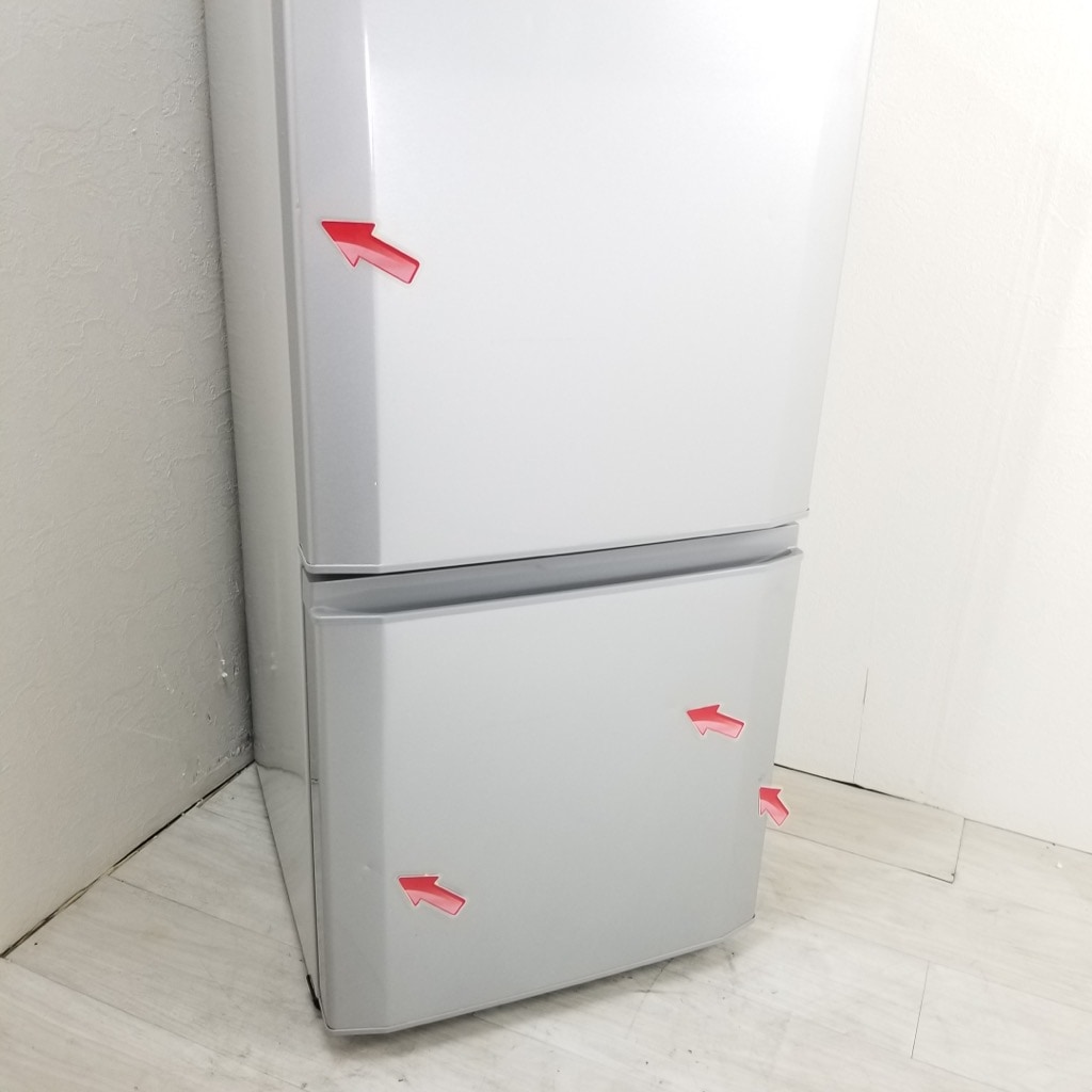 三菱」146L冷凍冷蔵庫☆2017年製 【クリーニング済・配送可】 管理番号