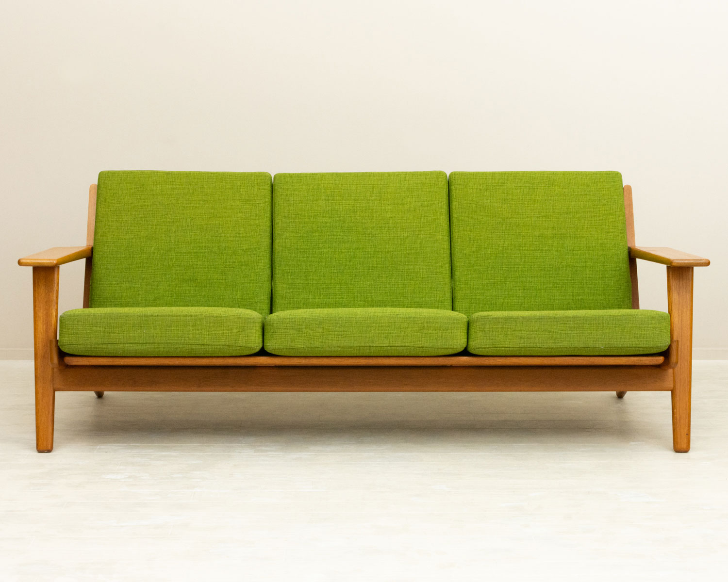 ハンスウェグナー GE290 3人掛けソファ チーク 北欧ビンテージCLOVERSKY