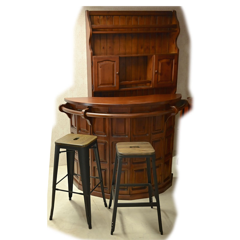 お値下げ！イタリア製 バーカウンター4点セット|アンティーク調家具