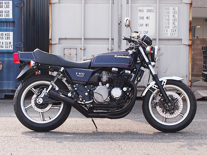 ゼファー400 FXタイプタンクセット(E2ブルー)後期シート【納期はお