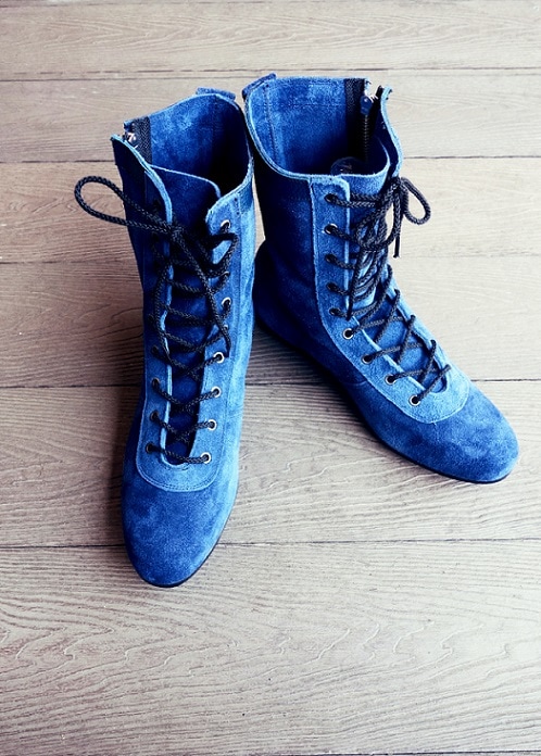 安全靴 ATENEO AG-36 JIS規格 AOKI ネイビー ブーツ 紺 | 安全靴