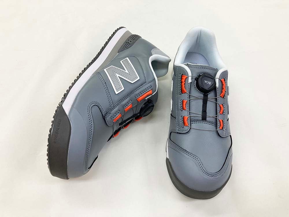 安全靴 ニューバランス ボストン BS-818 グレー New Balance Boston