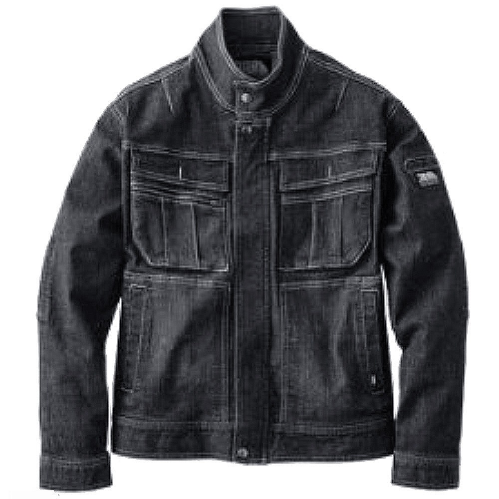 寅壱 ストレッチデニム ライダースジャケット 蛇腹 ブルゾン 8930-554