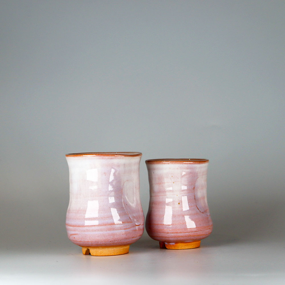 萩焼・紫夫婦湯呑 | 工芸品,萩焼 | 日本各地の工芸品を販売 日本伝統市