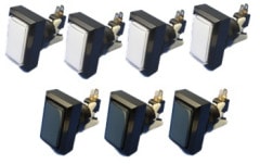 PRO仕様 静音加工済] GQ LABO自社改造 三和電子製 静音加工済ボタン