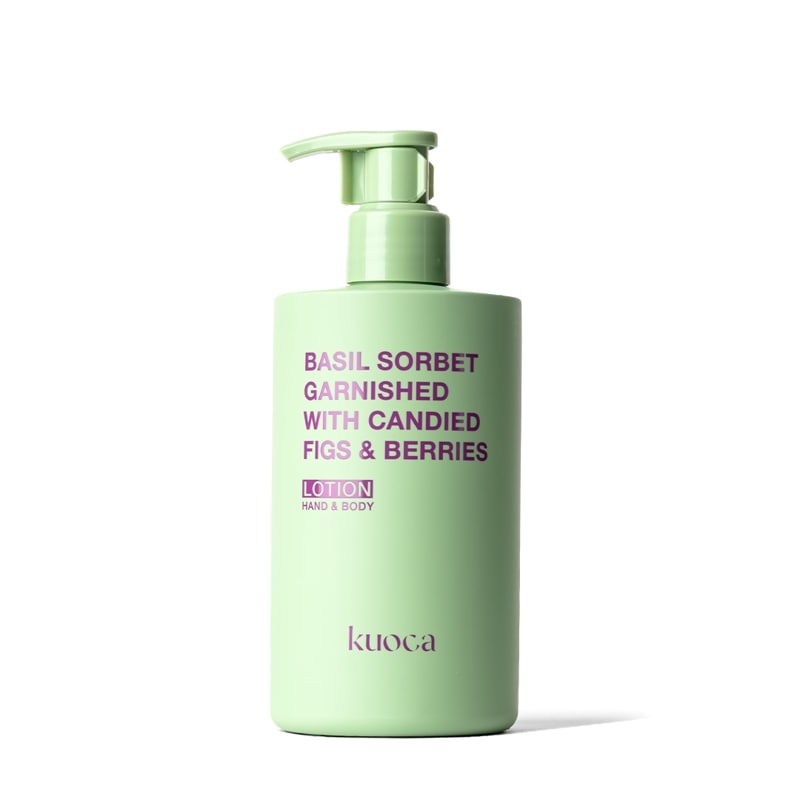 BASIL SORBET HAND&BODY LOTION／kuoca（ハンド＆ボディクリーム