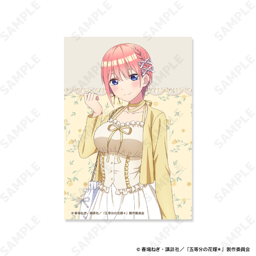 予約販売】五等分の花嫁＊ クリアファイル＆ブロマイドセット 1.中野一