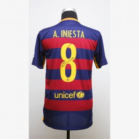 シャビ直筆サイン入りバルセロナ13/14ホームユニフォーム | THE DUGOUT