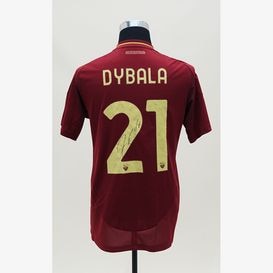 ディバラ直筆サイン入りASローマ24/25ホームユニフォーム | THE DUGOUT