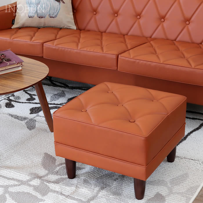 カリモク60 オットマン リーベルブラウン ダークウォールナット 【店舗