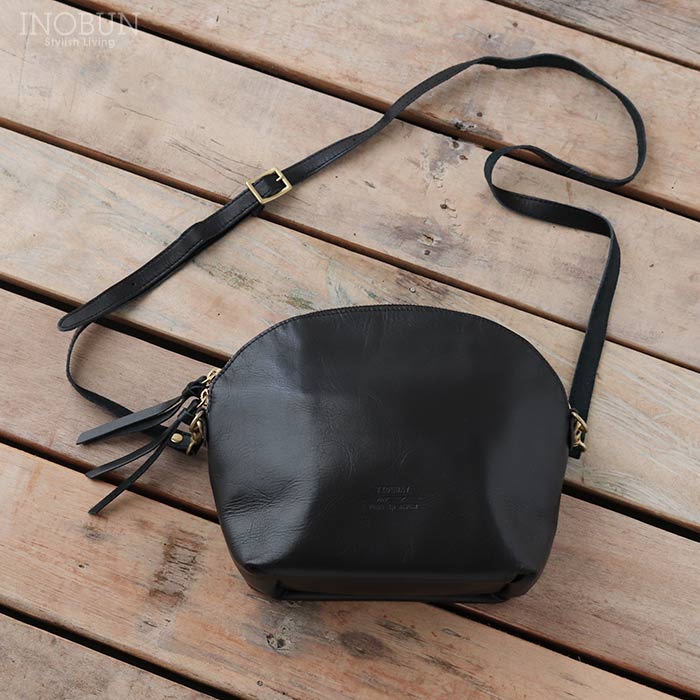 TIDEWAY タイドウェイ LIGHT LEATHER SHOULDER ショルダー BLACK 軽量