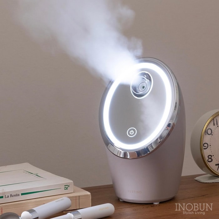 フェスティノ フェイシャル クレンジング ナノスチーマー SMHB-033-SB