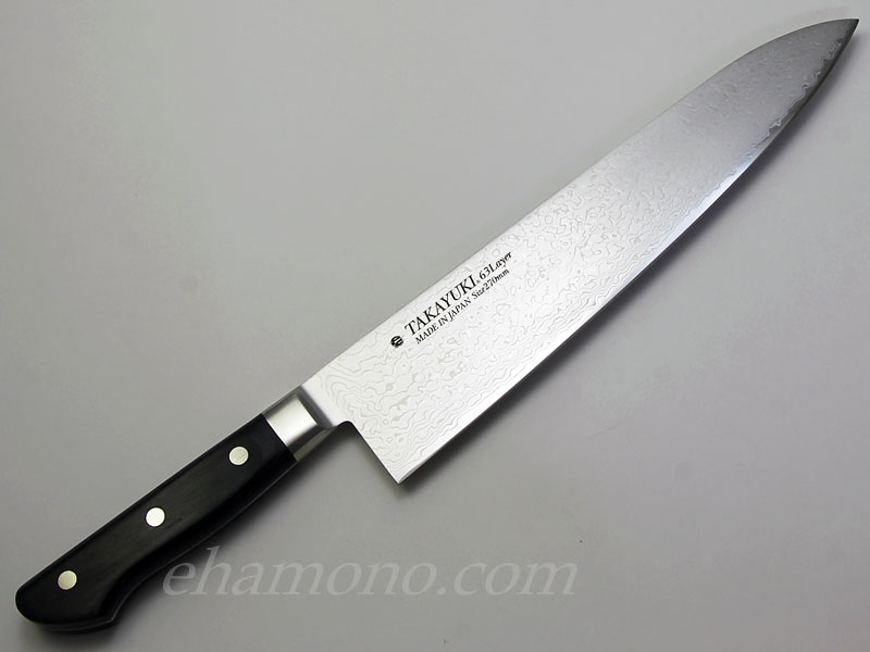 堺孝行 ダマスカス63層牛刀270