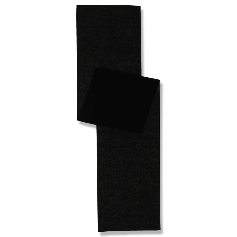 ガーゼ180cm「黒無地」 | ガーゼ手ぬぐい | 永楽屋
