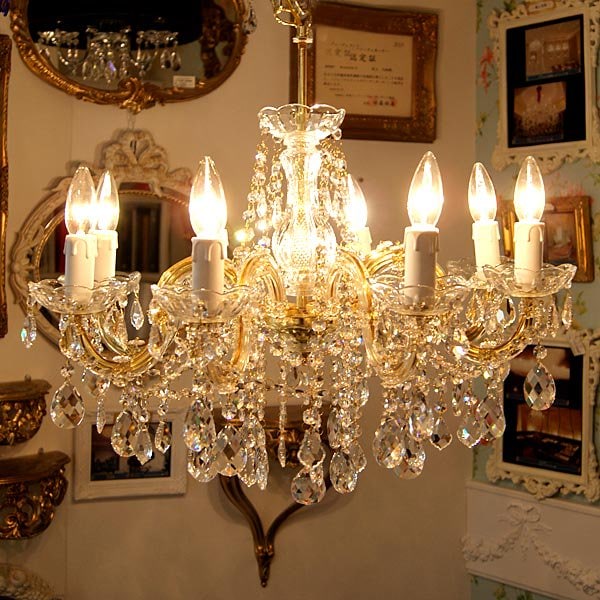 マリアテレサ型 クリスタルシャンデリア 8灯(W650mm) | EL JEWEL