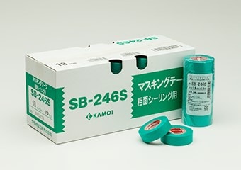 カモ井 SB-246S 粗面用シーリングテープ 18mmX18m巻 1箱 70巻入 | 工業