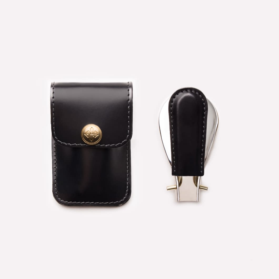 BH】SHOE HORN IN POUCH | ACCESSORIES | ETTINGER LONDON