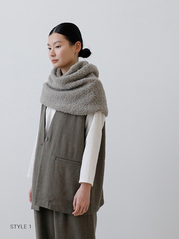 evam eva｜alpaca wool snood｜others,goods