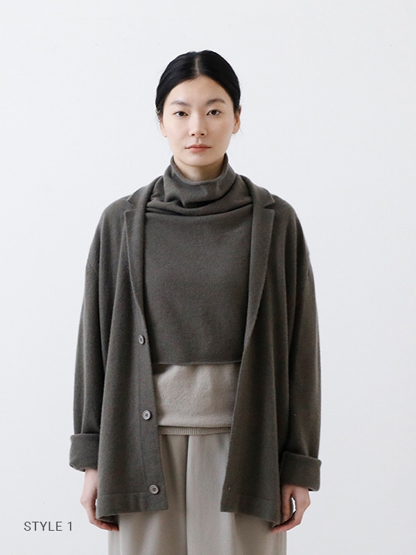 evam eva｜cashmere snood｜others,goods
